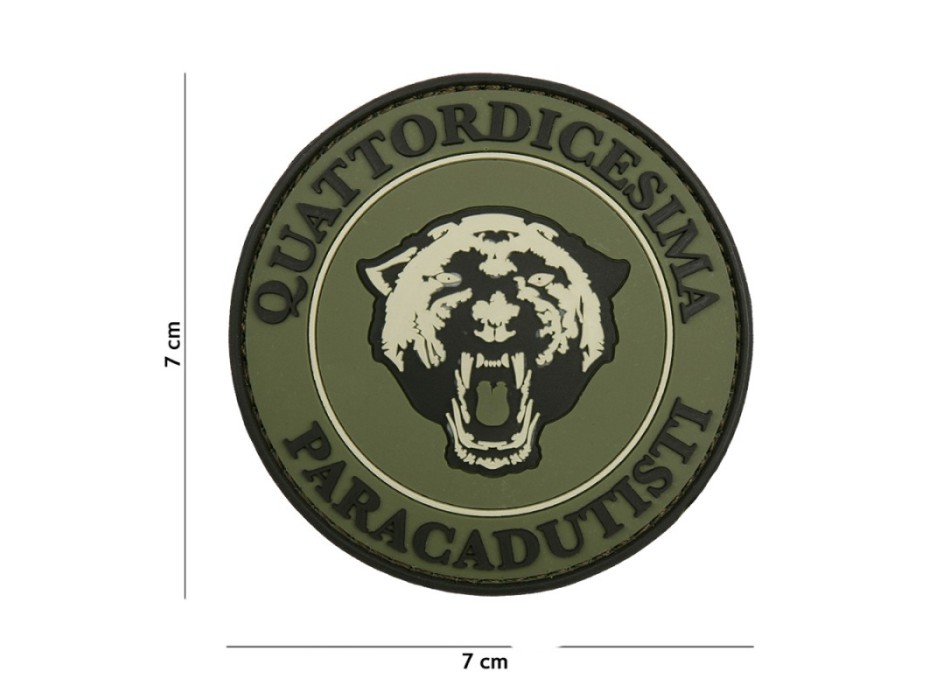 Patch toppa 14° paracadutisti  Divisa Militare