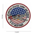 Patch toppa Aereo Militare Americano P-51 Mustang