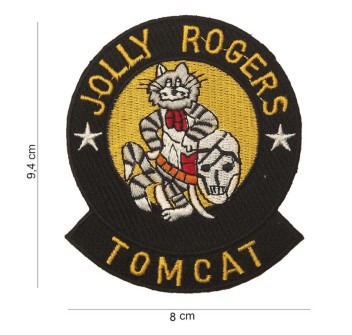 Patch toppa Aereo Tomcat Jolly Rogers Divisa Militare