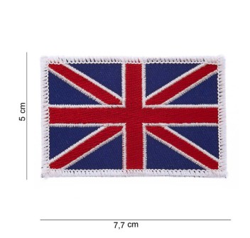 Patch toppa bandiera UK United Kingdom Inghilterra Divisa Militare