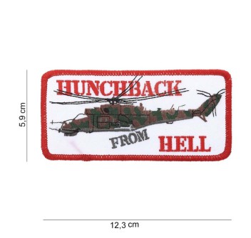 Patch toppa Elicottero Militare Hunchback From Hell Divisa Militare