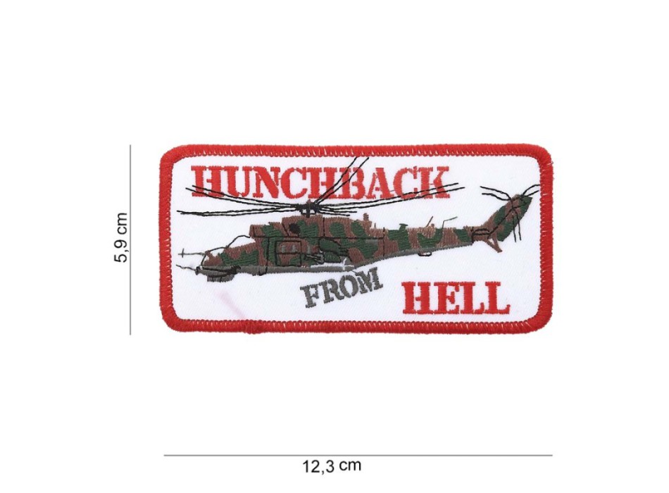 Patch toppa Elicottero Militare Hunchback From Hell Divisa Militare