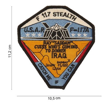 Patch toppa F-117 stealth Divisa Militare