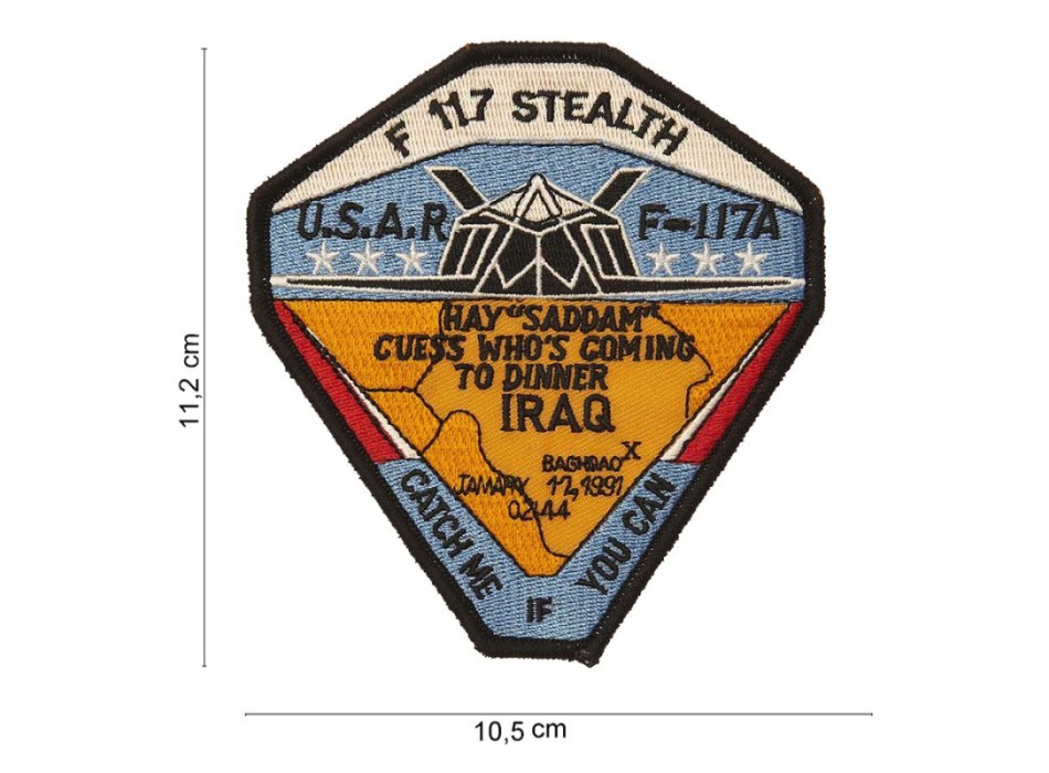 Patch toppa F-117 stealth Divisa Militare