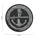 Patch toppa gommata Incursori Marina Militare grigio