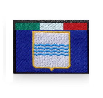 Patch toppa regione Basilicata con tricolore Divisa Militare