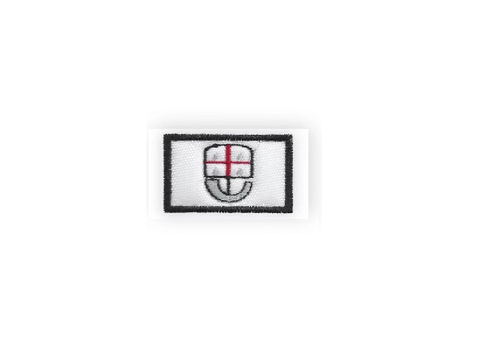 Patch toppa regione Liguria cm 2,5 x 4  Divisa Militare