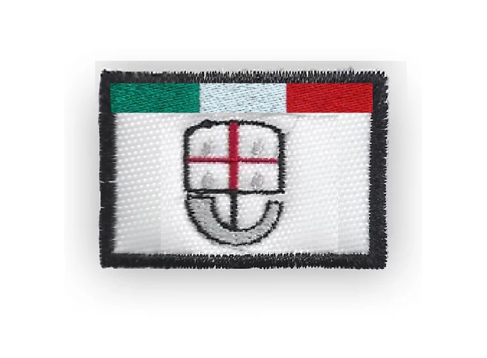 Patch toppa regione Liguria  cm 5 x 8 Divisa Militare