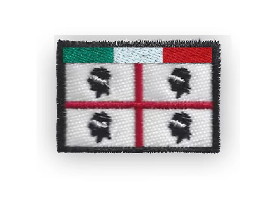 Patch toppa regione Sardegna con tricolore Divisa Militare