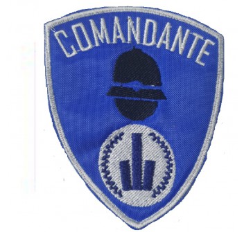 Patch toppa ricamata Comandante polizia locale Emilia Romagna Divisa Militare