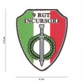 Patch toppa scudetto gommato 9 rgt incursori