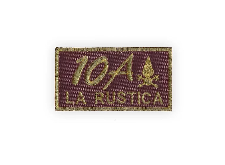 Patch toppa Vigili del Fuoco VVF 10 A la Rustica Divisa Militare