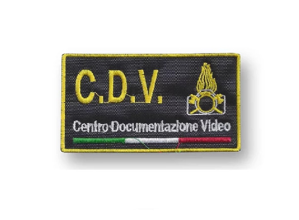 Patch toppa Vigili del Fuoco VVF CDV Centro Documentazione Video Divisa Militare