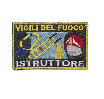 Patch toppa Vigili del Fuoco VVF Istruttore Divisa Militare