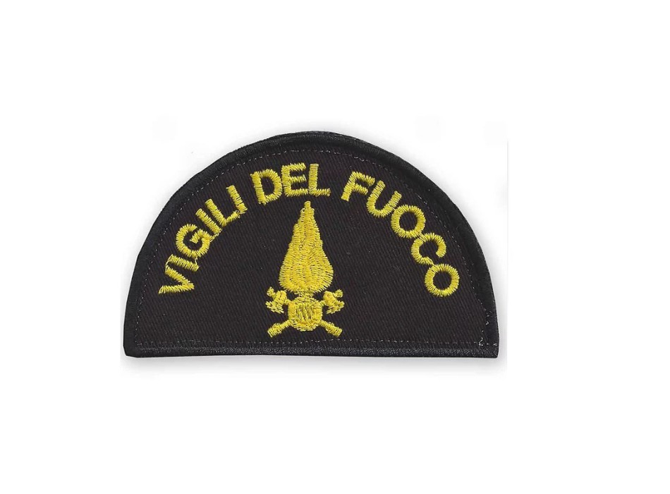 Patch toppa Vigili del Fuoco VVF rettangolare Divisa Militare