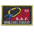 Patch toppa Vigili del Fuoco VVF SAF Speleo Alpino Fluviale 2A