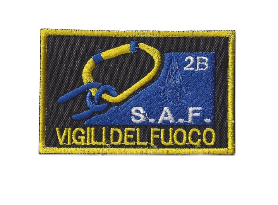 Patch toppa Vigili del Fuoco VVF SAF Speleo Alpino Fluviale 2B Divisa Militare