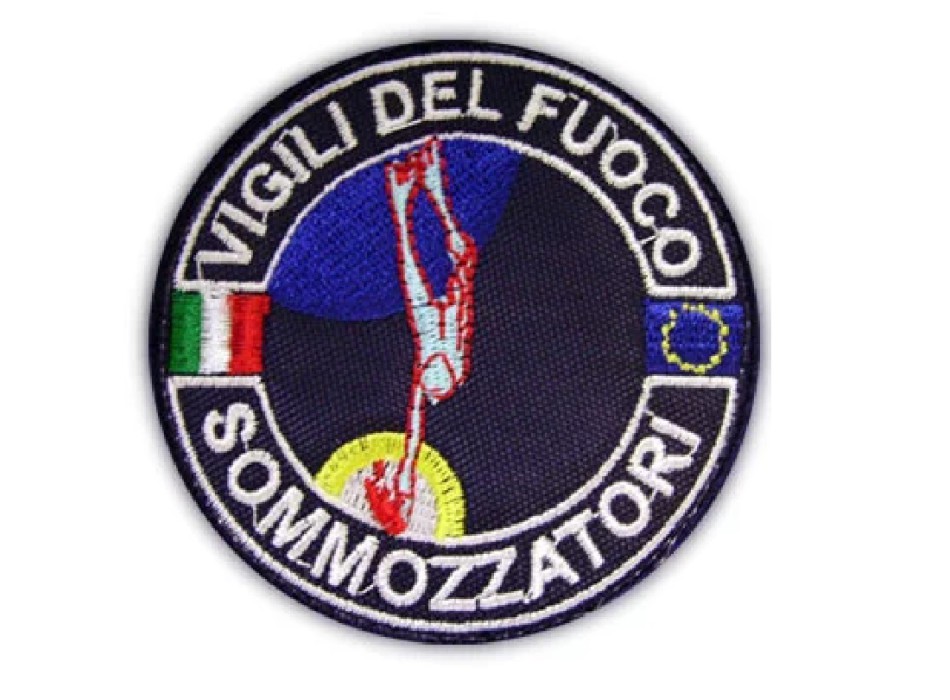 Patch toppa Vigili del Fuoco VVF sommozzatori Divisa Militare