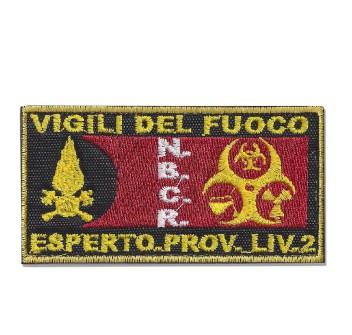 Patch toppa Vigili del Fuoco VVF Specializzazione Tecniche di Primo Soccorso Sanitario Istruttore Divisa Militare