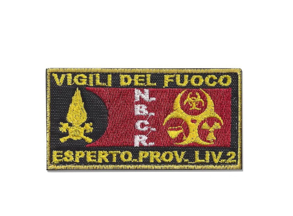 Patch toppa Vigili del Fuoco VVF Specializzazione Tecniche di Primo Soccorso Sanitario Istruttore Divisa Militare