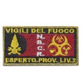 Patch toppa Vigili del Fuoco VVF NBCR Specializzazione NUCLEARE-BIOLOGICO-CHIMICO-RADIOLOGICO Esperto Provinciale livello 2