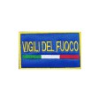 Patch Vigili del Fuoco VVF base blu per personale che epleta funzioni tecnico professionale