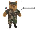 Peluche orsetto marksman con nome personalizzato