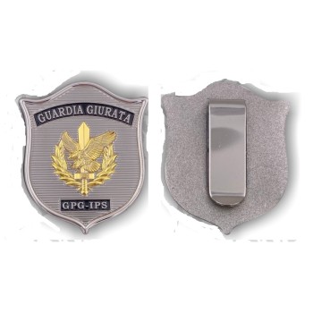 Placca gpg ips guardia particolare giurata Divisa Militare