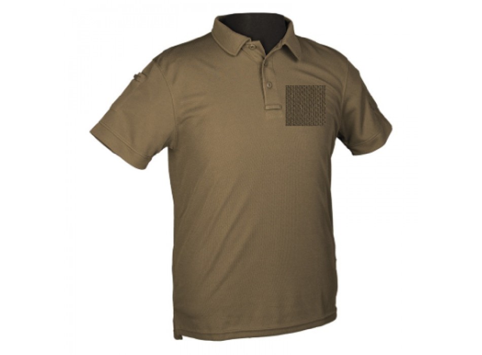 Polo tattica militare verde od con velcro maniche+petto Divisa Militare