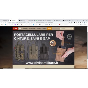 Portacellulare a molle cojote desert porta cellulare Divisa Militare