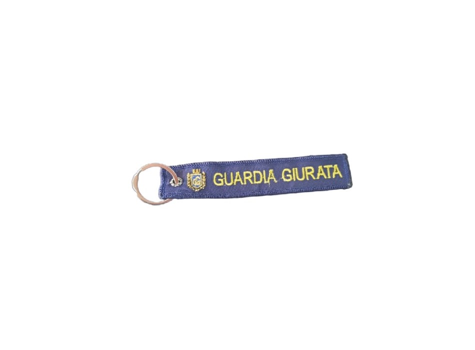 Portachiavi guardia giurata gpg Divisa Militare