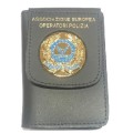 Portafogli con placca AEOP associazione europea operatori di polizia