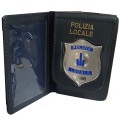 Portafogli con placca fissa Polizia Locale Emilia Romagna scudo