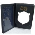 Portafogli polizia locale per placca scudetto