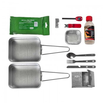 Set cucina completo per outdoor Divisa Militare