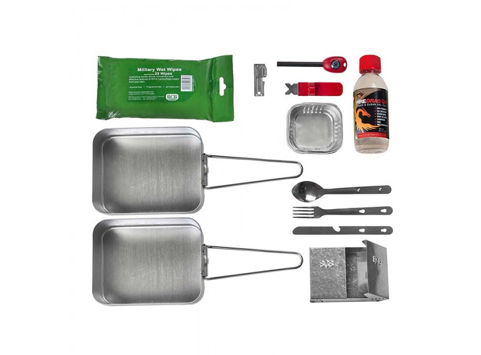 Set cucina completo per outdoor Divisa Militare