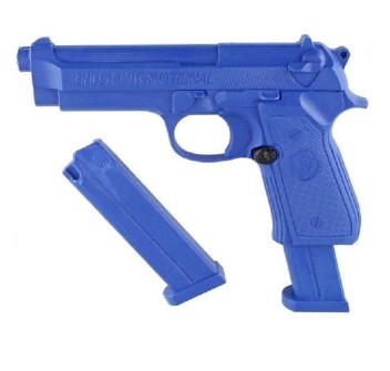 Simulacro Beretta 92/98 Training Gun blu Ghost Divisa Militare