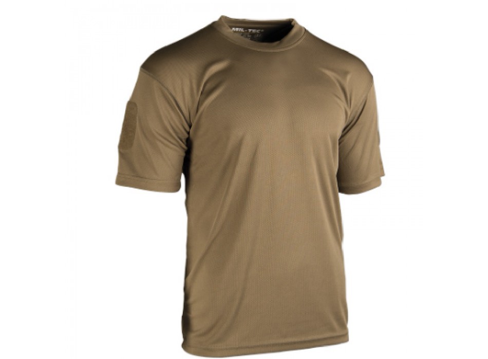 T-shirt maglietta tattica militare desertica  con velcri Divisa Militare