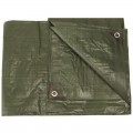 Telone multiuso impermeabile campeggio bushcraft verde 190 x 300 cm