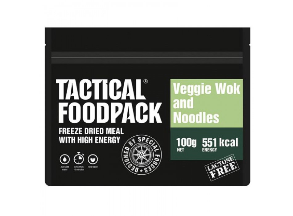 Zuppa tattica foodpack veggie verdure e noodles survival scadenza 5 anni Divisa Militare